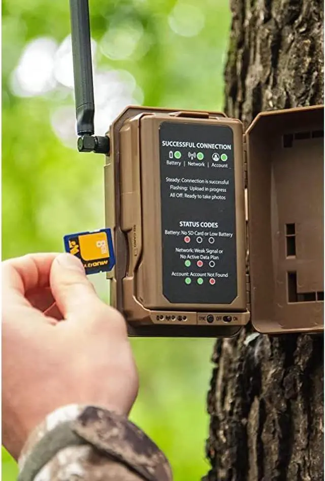 Alt view image 4 of 6 - Merge 3-Pack Cellular Trail Cameras 26MP, LTE Dual SIM, Color Night Vision, App Control Includes 6 Cameras for Ultimate Coverage (2PK)