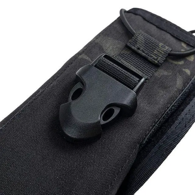 Alt view image 6 of 7 - Tactical Universal Radio Holster Pouch Holder Case Bag Molle Adjustable Military Walkie Talkie Holder