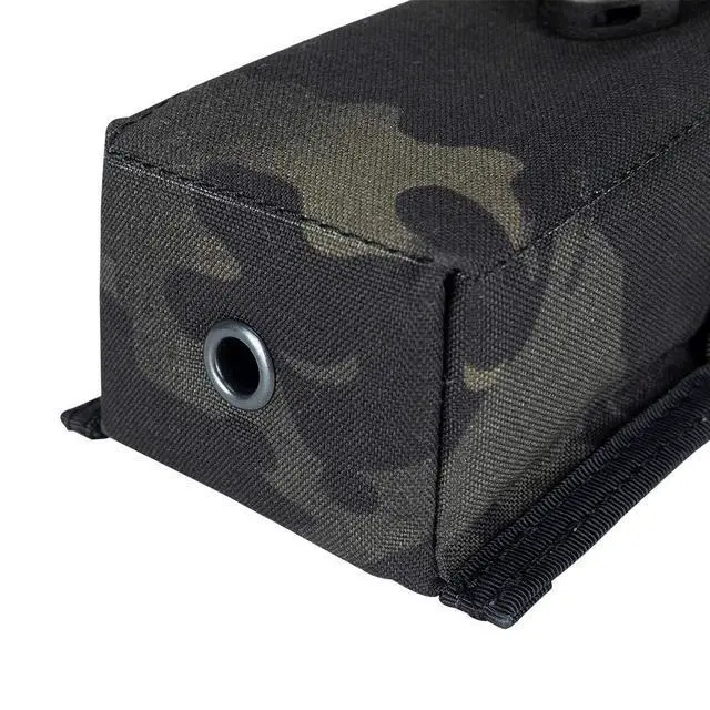 Alt view image 7 of 7 - Tactical Universal Radio Holster Pouch Holder Case Bag Molle Adjustable Military Walkie Talkie Holder