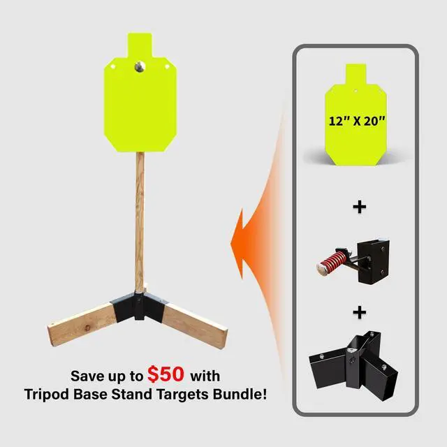 Alt view image 2 of 7 - Highwild Target Stand System - AR500 Steel Target with 2x4 Mount Kit