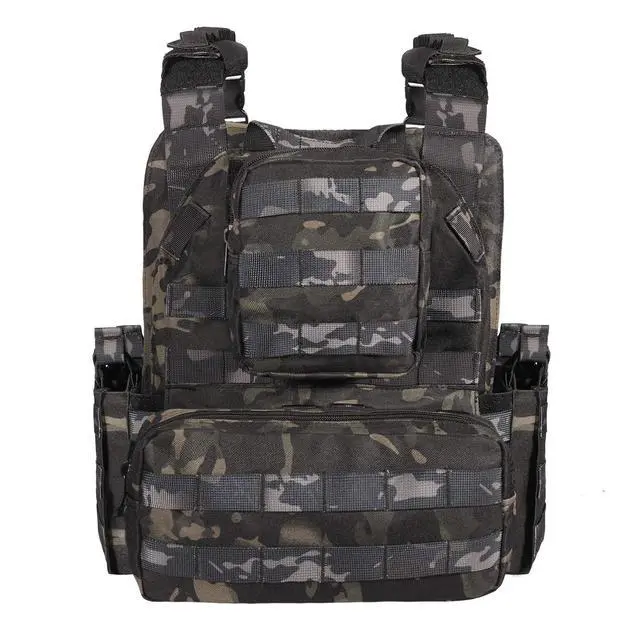 Alt view image 3 of 3 - Outdoor Tactical Vest Airsof Vest for Men
