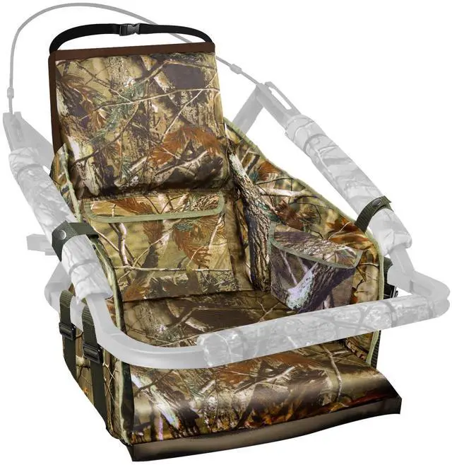 Main image of Tree Stand Seat Replacement, Adjustable Treestand Seats for Hunting, Comfortable Hunting Tree Seat Fits Climber Deer Tree Stands