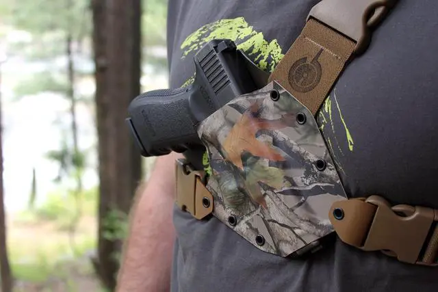 Alt view image 4 of 4 - Kenai Chest Holster for a 20/21/40 MOS Open, Right Hand, Next Vista GEN 1-5