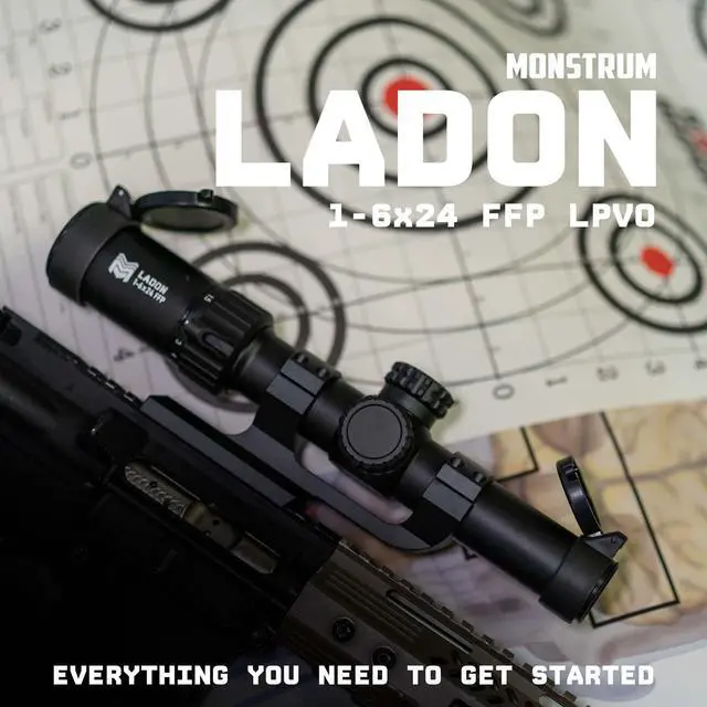 Alt view image 3 of 7 - Ladon 1-6x First Focal Plane FFP LPVO Scope