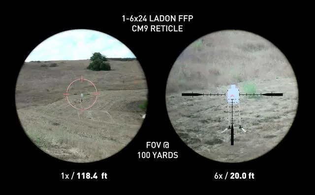 Alt view image 5 of 7 - Ladon 1-6x First Focal Plane FFP LPVO Scope