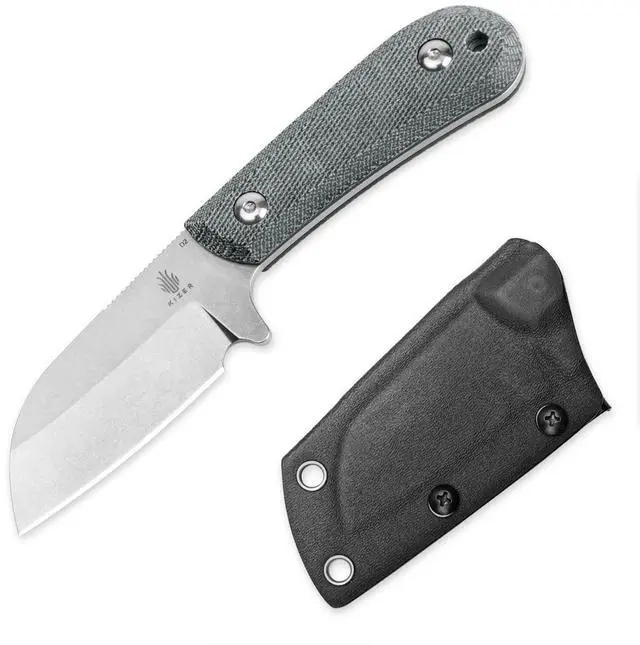 Main image of Deckhand Fixed Blade Hunting Knife with Sheath, D2 Blade Camping Knife G10+Micarta Handle Lightweight EDC Fixed Blade for Men Women Outdoor, for Hunting Survival 1062A1