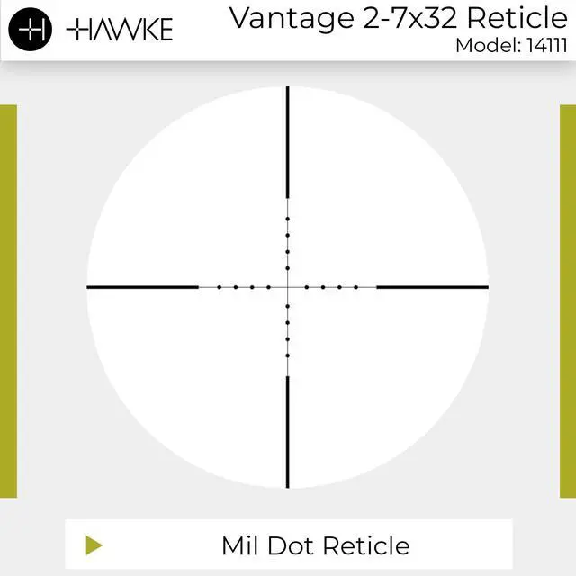 Alt view image 6 of 7 - Vantage 2-7x32 Riflescope | Shockproof Waterproof Fogproof Hunting Riflescope with 1 Inch Mono-Tube, Capped Low-Profile Turrets & Fast Focus Eyebell