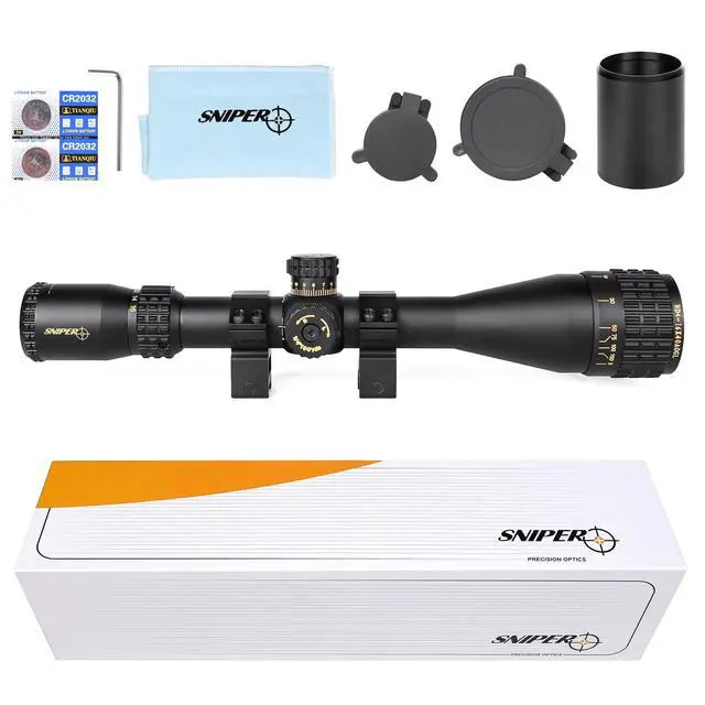 Alt view image 3 of 7 - Rifle Scope 6-24x50 / 4-16x50 Red/Green/Blue llluminate Reticle AO Hunting Scope