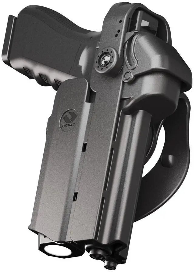 Main image of T40 Springfield XD Light-Bearing Holster, Level 2 & 3 Security OWB Tactical Holster Compatible with Springfield XD, Fits Most Pistol Lights, Optics-Ready, Adjustable