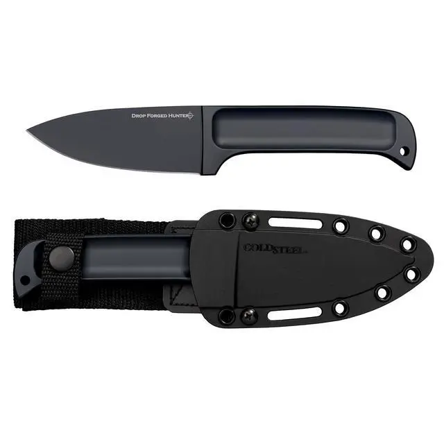 Alt view image 2 of 6 - Drop Forged Hunter 4" 52100 High-Carbon Steel Drop Point Fixed Blade Multi-Purpose Outdoor Game Hunting Utility Knife, 4-5/8" Handle, Weather-Resistant Secure-Ex Sheath