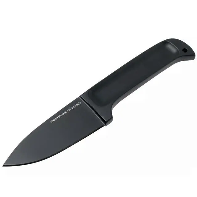 Alt view image 4 of 6 - Drop Forged Hunter 4" 52100 High-Carbon Steel Drop Point Fixed Blade Multi-Purpose Outdoor Game Hunting Utility Knife, 4-5/8" Handle, Weather-Resistant Secure-Ex Sheath