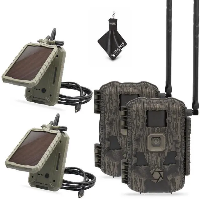 Main image of Fusion Max 2.0 Cellular Trail Camera 36MP Photo, 1080P Video, AT&T/Verizon Compatible, Motion Activated w/Night Vision Hunting & Wildlife Surveillance Camera + Solar Panel (2PK)