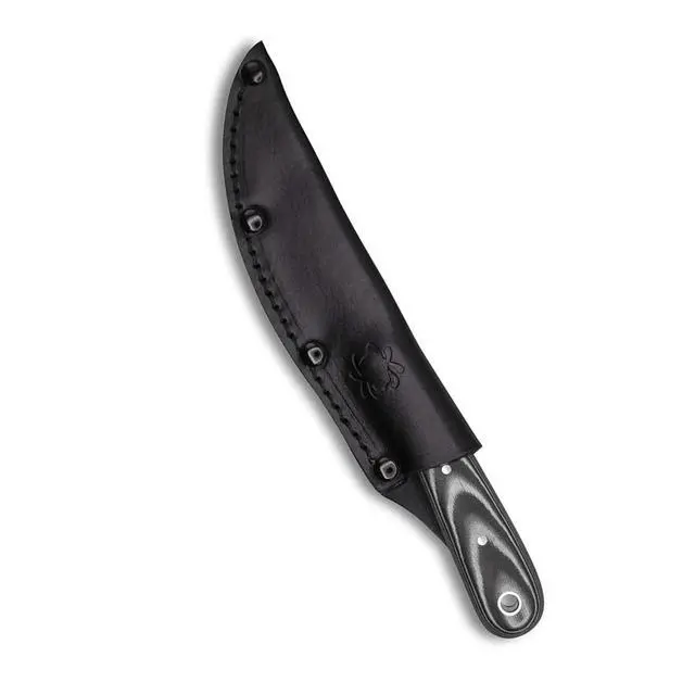 Alt view image 2 of 7 - Bow River Fixed Blade Outdoor Hunting Knife, PlainEdge | 8.14" Overall Length, 4.36" 8Cr13MoV Steel Blade, G-10 Handle, Full-Flat Grind