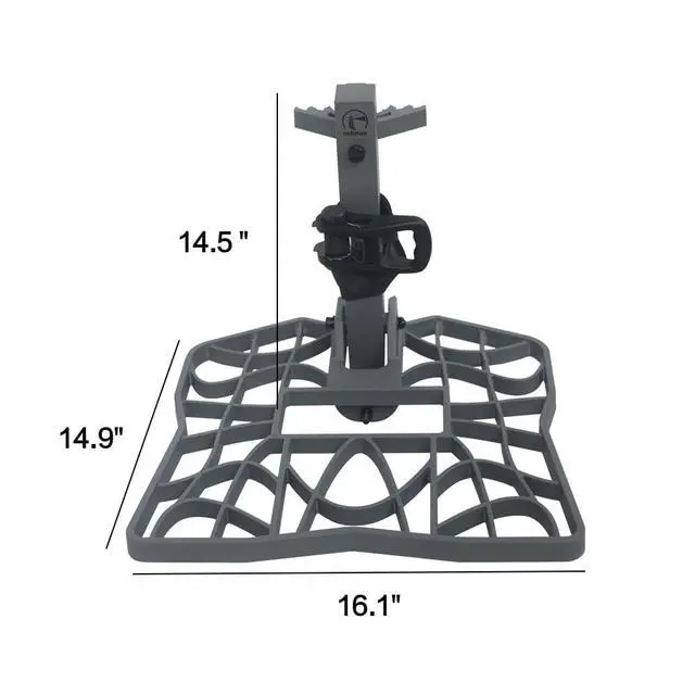 Alt view image 2 of 7 - Aluminum Tree Saddle Hunting Platform Tree Saddle Hunting System for Tree Stand Hunting
