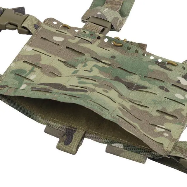 Alt view image 6 of 7 - Chest Rig Quick Rlease Fit for MOLLE Mag Pouch Radio GP Bag