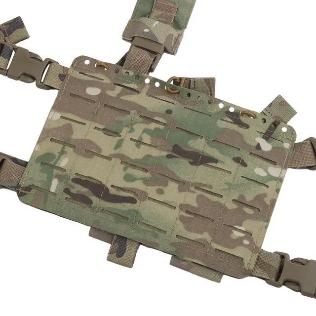 Alt view image 7 of 7 - Chest Rig Quick Rlease Fit for MOLLE Mag Pouch Radio GP Bag