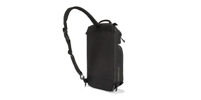 Alt view image 2 of 6 - Upscale Xl CCW Slingbag | Rugged Weather-Resistant, Midsize Concealed Carry, Tactical Range Gear, Nightfjall