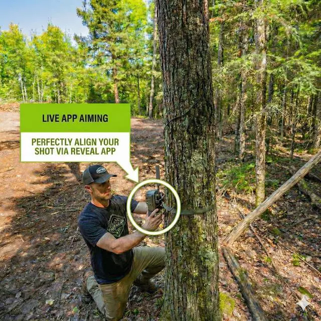Alt view image 3 of 7 - Reveal Pro 3.0 Cellular Trail Camera - Multi-Cellular Network, GPS, 2" LCD, No-Glow IR, Wi-Fi Enabled, HD Photos & 1080p Videos, Fast Trigger + 32GB SD Card (1PK)