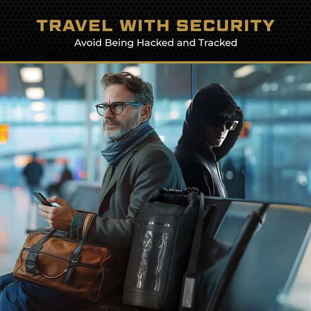 Alt view image 7 of 7 - Faraday Bag, Military Grade Shield Bag, Waterproof EMP Cage, Dry Bag for Laptops & Phones, Large Faraday Bags