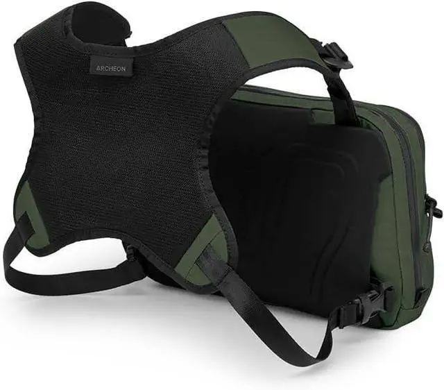Alt view image 7 of 7 - Archeon Commuter Chest Rig Bag, Scenic Valley