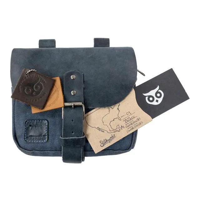 Alt view image 6 of 6 - Survival Camping Pouch, Belt Loop, Rustic and Handy Tool Bag, Weather Resistant Outdoor Accessories, Traveling Essentials, Waxed Canvas, Handmade