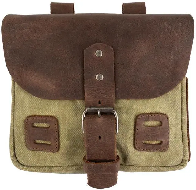 Main image of Survival Camping Pouch, Belt Loop, Rustic and Handy Tool Bag, Weather Resistant Outdoor Accessories, Traveling Essentials, Waxed Canvas, Handmade