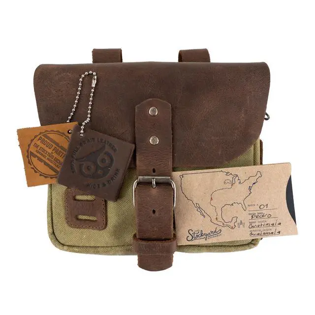 Alt view image 6 of 6 - Survival Camping Pouch, Belt Loop, Rustic and Handy Tool Bag, Weather Resistant Outdoor Accessories, Traveling Essentials, Waxed Canvas, Handmade