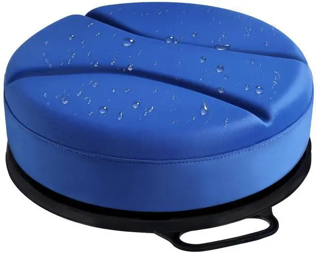 Main image of 5 Gallon Bucket Seat with 3" Thick Seat Foam Cushion, 360°Swivel Bucket Lid Seat, Waterproof & Silent Bucket Seats for Dove Duck Hunting, Ice Fishing, Baseball, Camping