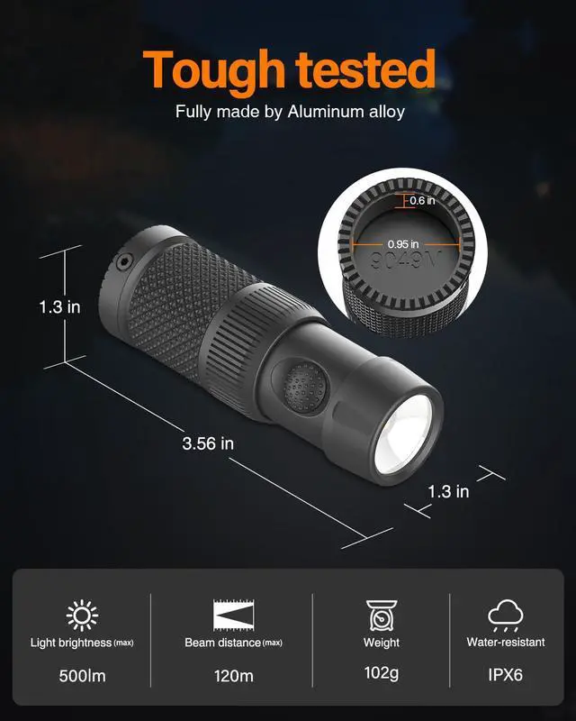 Alt view image 4 of 7 - Tactical Light Exclusive for Mossberg Model 590(Not Fit 590 Shockwave) | Tactical Flashlight 500 Lumen