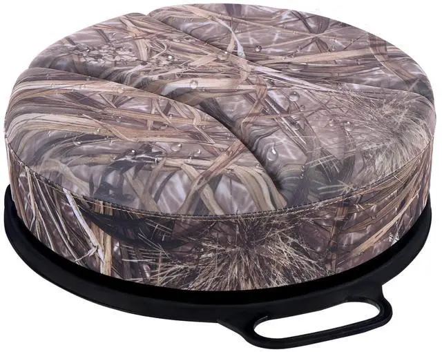 Main image of 5 Gallon Bucket Seat with 3" Thick Seat Foam Cushion, 360°Swivel Bucket Lid Seat, Waterproof & Silent Bucket Seats for Dove Duck Hunting, Ice Fishing, Baseball, Camping