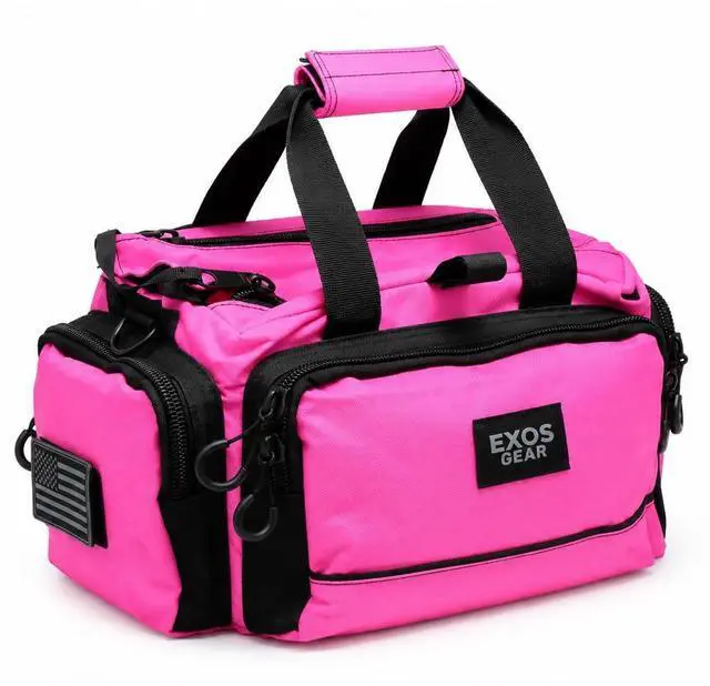 Main image of Exos Tactical Range Bag - Medium Size Range Bag for Shooting - Gun Case for Handguns, Ammo Storage, Tactical Backpack, Molle Webbing, Free Subdued USA Patch, Designed in the USA
