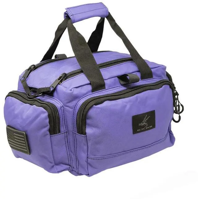 Main image of Exos Tactical Range Bag - Medium Size Range Bag for Shooting - Gun Case for Handguns, Ammo Storage, Tactical Backpack, Molle Webbing, Free Subdued USA Patch, Designed in the USA