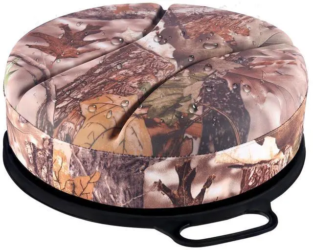 Main image of 5 Gallon Bucket Seat with 3" Thick Seat Foam Cushion, 360°Swivel Bucket Lid Seat, Waterproof & Silent Bucket Seats for Dove Duck Hunting, Ice Fishing, Baseball, Camping