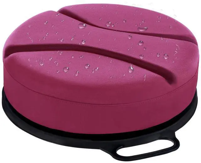 Main image of 5 Gallon Bucket Seat with 3" Thick Seat Foam Cushion, 360°Swivel Bucket Lid Seat, Waterproof & Silent Bucket Seats for Dove Duck Hunting, Ice Fishing, Baseball, Camping
