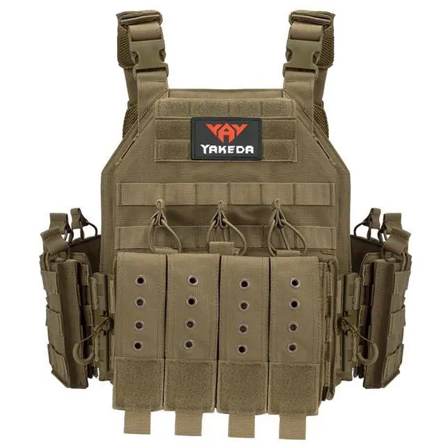 Alt view image 2 of 3 - YAKEDA Quick Release Tactical Outdoor Vest for Adult