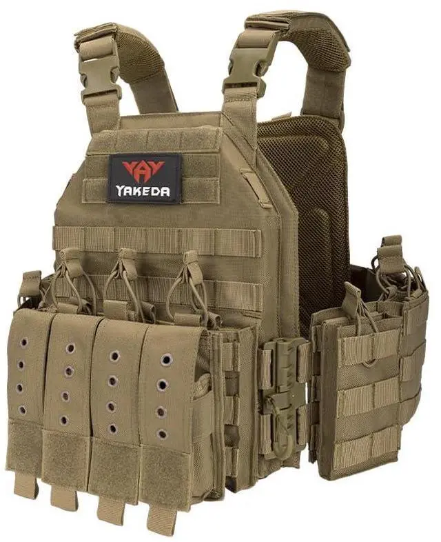 Main image of YAKEDA Quick Release Tactical Outdoor Vest for Adult