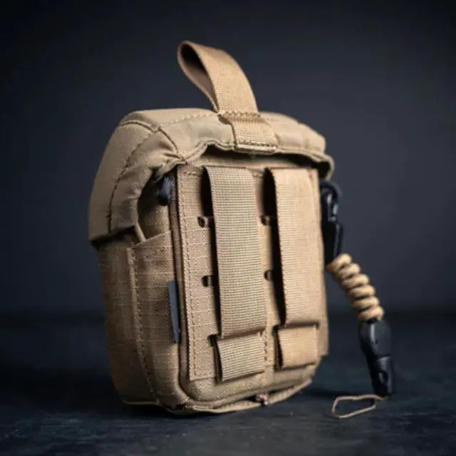 Alt view image 5 of 5 - Mag-Free Rangefinder Pouch Silent, Weather-Resistant Rangefinder Case with 500D Cordura * Fits Bravo Bino Pack