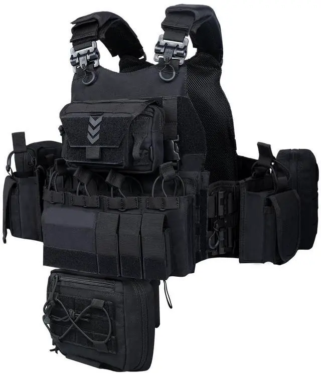 Main image of Quick Release Tactical Outdoor Vest for Ment Adjustable Breathable Weighted Vest