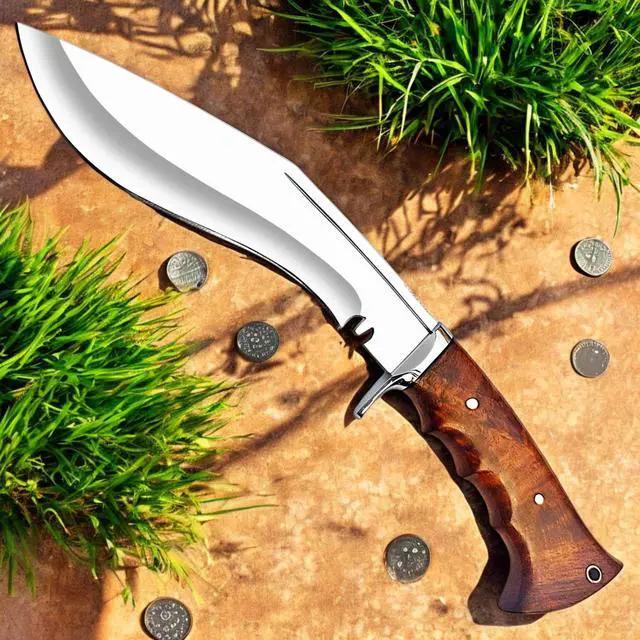 Alt view image 2 of 7 - Fixed Blade Hunting Knife. Sturdy knife to last long fully hand-made with sheath included has been designed for exceptional performance - Survival, Camping, Tactical, and Outdoor Knife