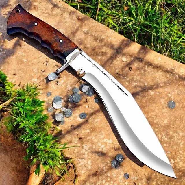 Alt view image 4 of 7 - Fixed Blade Hunting Knife. Sturdy knife to last long fully hand-made with sheath included has been designed for exceptional performance - Survival, Camping, Tactical, and Outdoor Knife