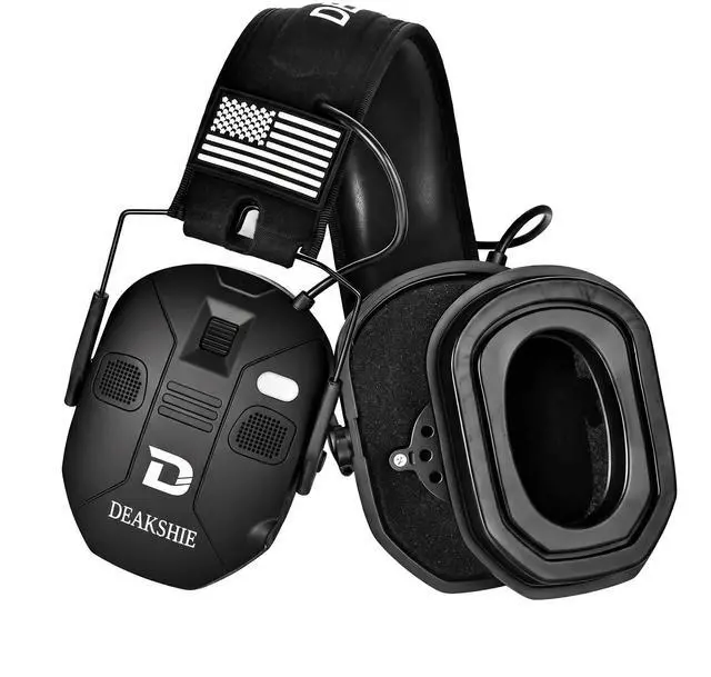 Main image of Electronic Shooting Ear Protection Earmuffs, Bluetooth | NRR 25dB Protection 6X Clear Commands Gunshot Reduction 4-Mic Awareness Gel Comfort Bluetooth Audio 4H Auto-Off