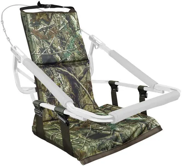 Main image of Tree Stand Seat Replacement, Adjustable Treestand Seats for Hunting, Comfortable Hunting Tree Seat Fits Climber Deer Tree Stands