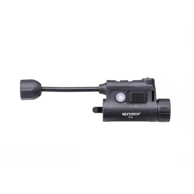 Alt view image 6 of 7 - Rstar Helmet Light with IR Signal Light | Helmet Accessories Mount ARC Guide Rails Webbing Clips Magic Stickers Lightweight Helmet Light