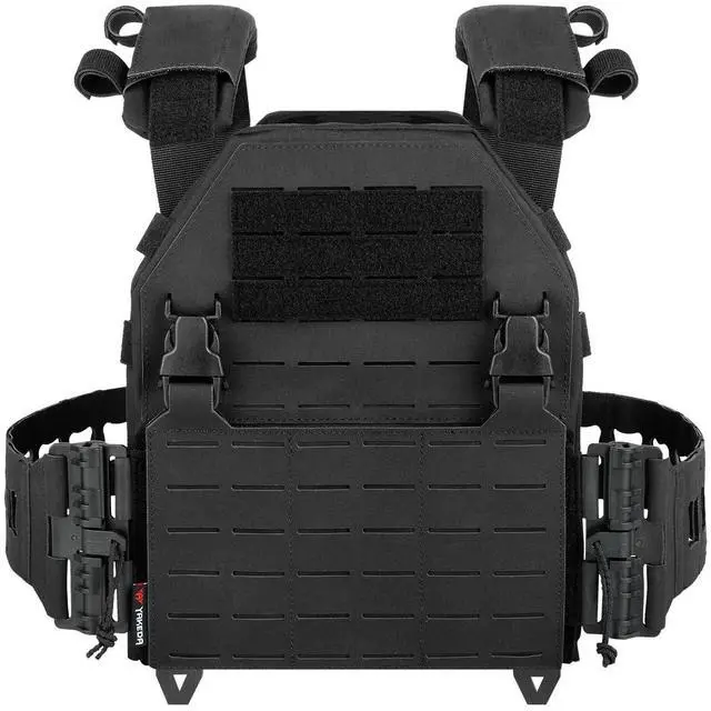Main image of YAKEDA Tactical Training Vest with PALS System - Adjustable Straps Quick-Release Buckle for Hunting