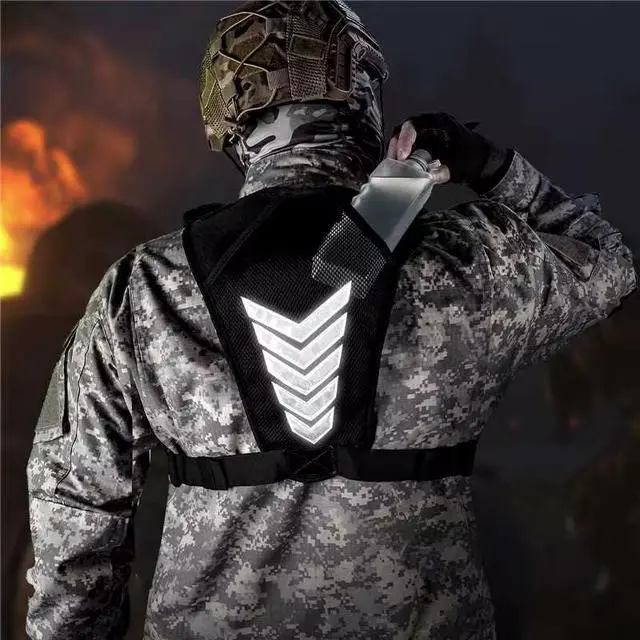 Alt view image 6 of 7 - Chest Bag For Men: Tactical Chest Vest Fits Most Pistols Chest Rig EDC Pouch Pack for Running,Hiking,Travel