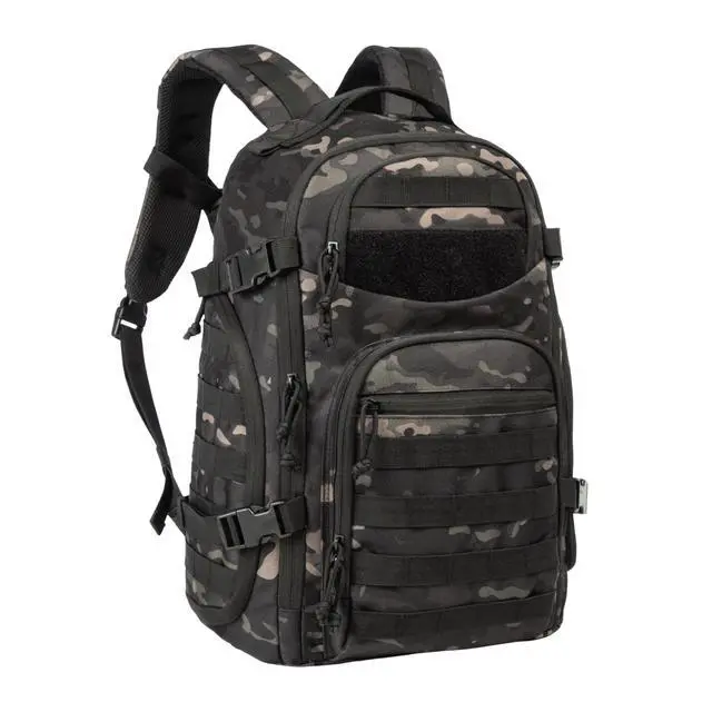 Main image of Military Tactical Backpack for Men, 35L Tactical Laptop Backpack, Tactical Bag Bug Out Bag, Army 3 Days Assault Pack - Black&Camo
