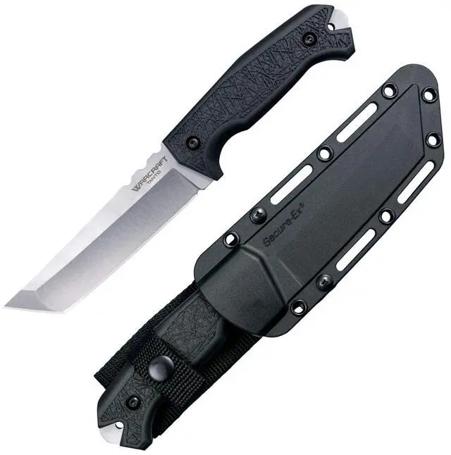 Main image of Warcraft Tanto 4034SS Razor-Sharp Durable Blade GFN Handle Military Tactical Fixed Blade Knife w/Secure-Ex Sheath