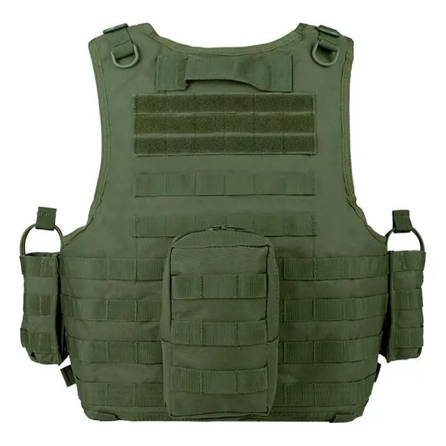 Alt view image 3 of 7 - YAKEDA Outdoor Tactical Airsoft Vest Adjustable Fit Adult