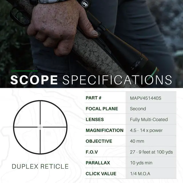 Alt view image 5 of 6 - (APV) All Purpose Hunting Rifle Scope, Short and Long Range Variability