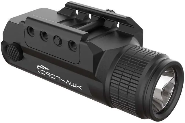 Main image of 2 Pieces Rechargeable 700 Lumen Pistol Flashlight Rail Mounted Handgun Light
